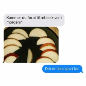 Far joke - Kommer du til æbleskiver?