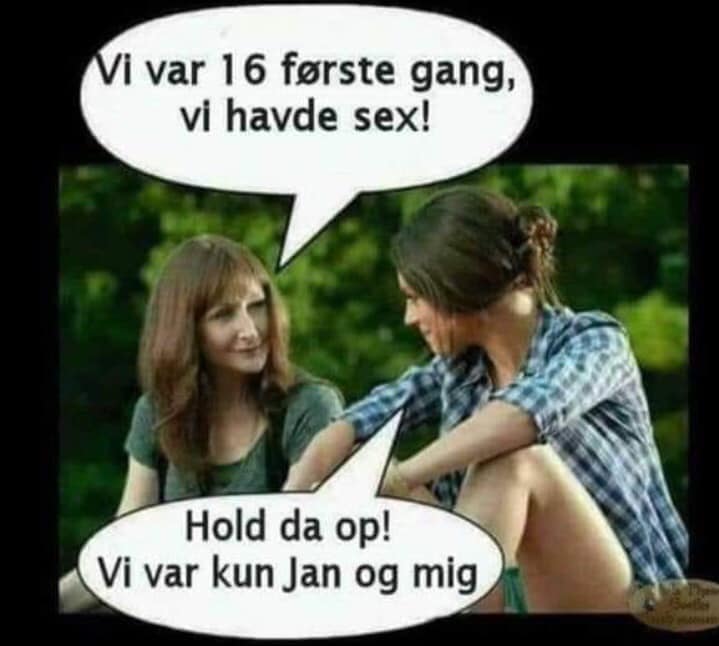 Vi var 16 første gang vi havde sex