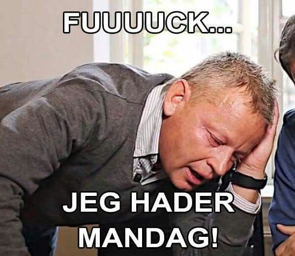 Bubber Hader mandag meme