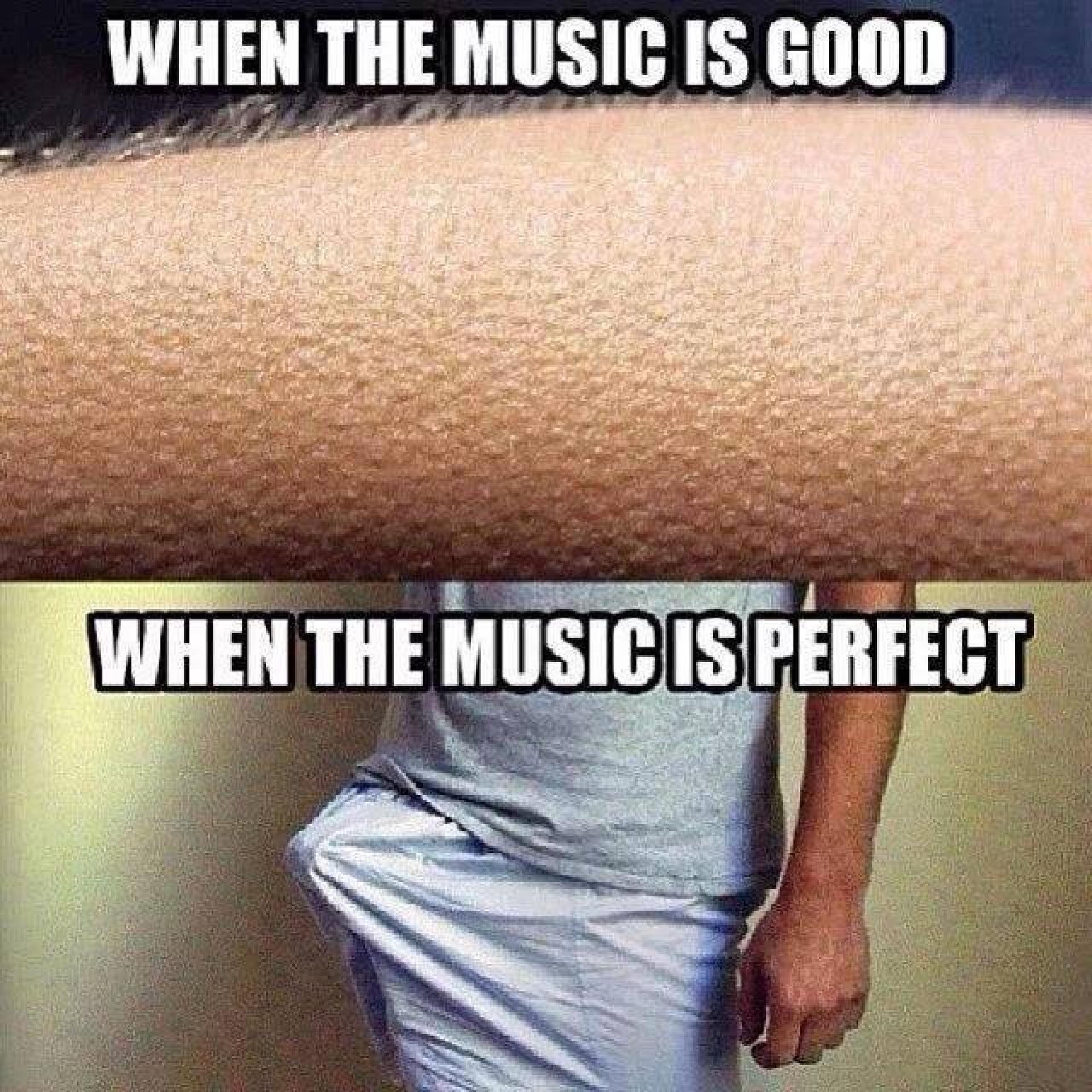 Når musikken er god