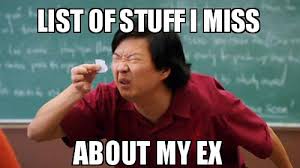 Ting jeg savner ved min ex