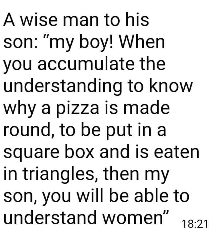 A wise man to his son